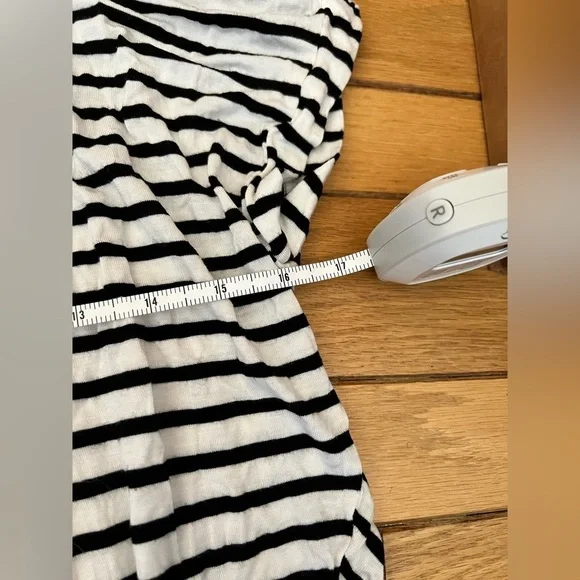 Haptics - Black and White Striped Women's Top - Picture 5 of 5